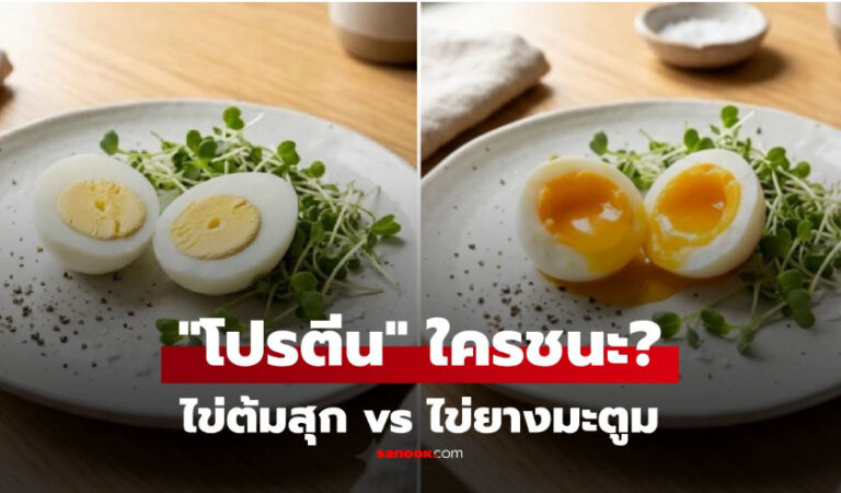 ไข่ต้มสุก vs ไข่ยางมะตูม แบบไหนร่างกายดูดซึมโปรตีนได้ดีกว่า และไม่เสี่ยงแบคทีเรียซุก?!