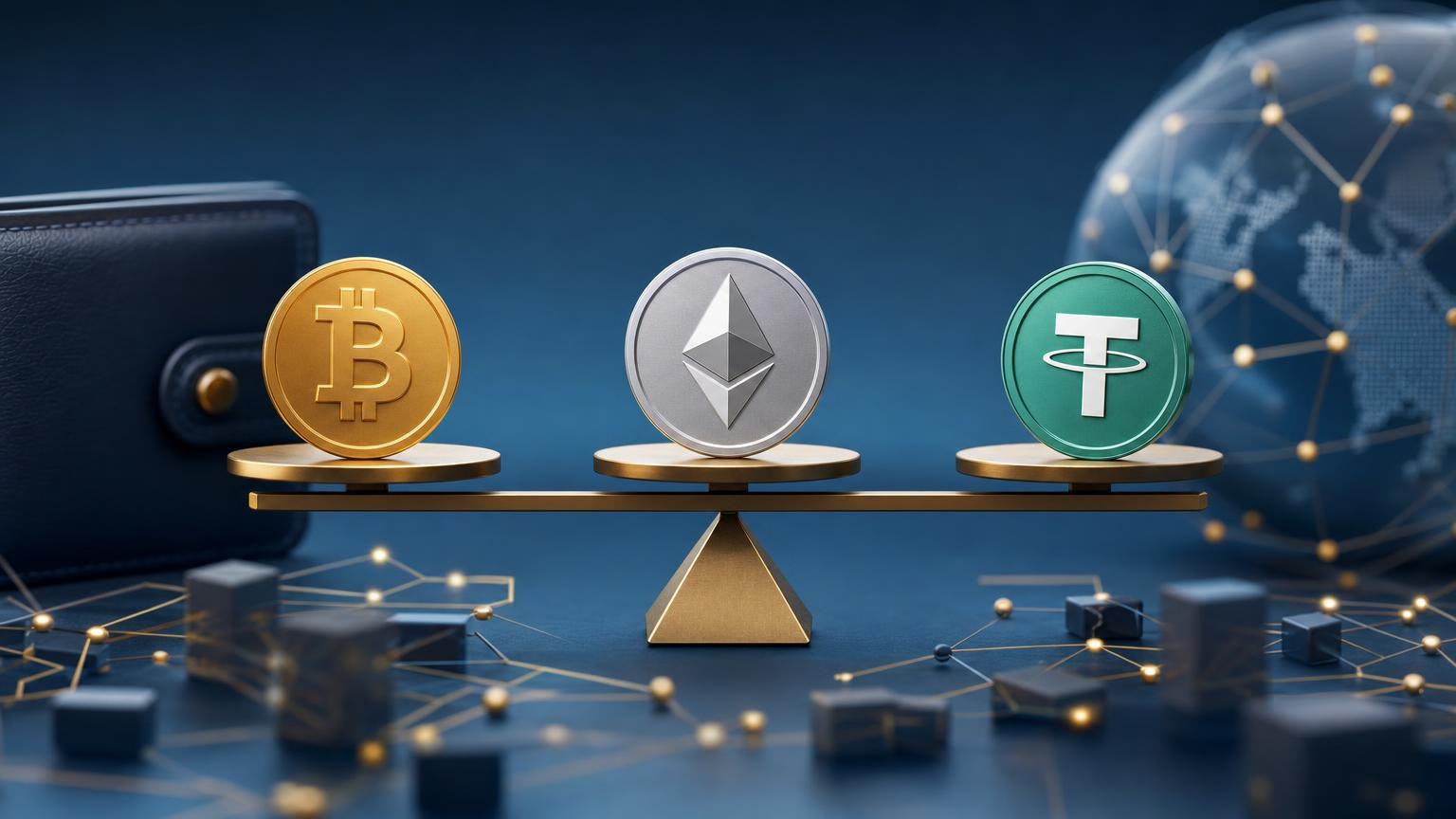 BTC, ETH, and USDT exchange quotes compared by net amount, network compatibility, fees, and settlement requirements